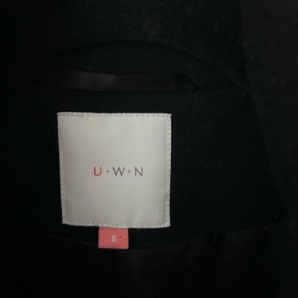 UWN wool cashmere belted long coat - Picture 11 of 12